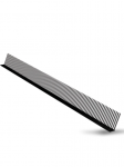 Apsauga nuo pauk&scaron;čių (&scaron;laito ventiliacijai) COMB, 60 mm x 1 m, juoda