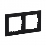 Dvivietis rėmelis LEGRAND SUNO, juodos spalvos