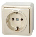 Ki&scaron;tukinis lizdas VILMA SL+250, su įž., dr. kaulo spalvos