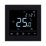 Termostatas HEATCOM HC91 Wi-Fi, juodas