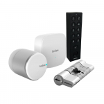 TEDEE PRO i&scaron;manios spynos komplektas (su PIN kodų klaviatūra) Bluetooth Wi-Fi su nuotoliniu valdymu (sidabrinis)