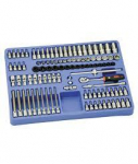 Įrankių komplektas į vežimėlį (106vnt) Genius tools (MS-106M, GENIUS)