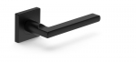 Durų rankena, vidaus Metal-Bud Black METRO, juoda