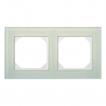 Dvivietis rėmelis LIREGUS EPSILON, natūralus stiklas