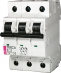 Automatinis jungiklis ETIMAT10, 3P, C, 10kA, 10 A