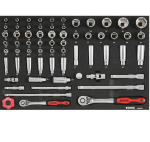 Įrankių komplektas į vežimėlius (65vnt) SONIC EQUIPMENT (206501, SONIC)