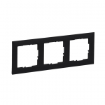 Trivietis rėmelis LEGRAND SUNO, juodos spalvos
