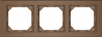 Trivietis rėmelis VILMA QR1000, mocha spalvos