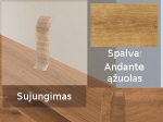 Grindjuostė termoplasto Vox, (18) andante ąžuolas | Sujungimas SMART FLEX / IZZI