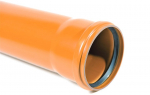 Lauko kanalizacijos vamzdis Wavin, &Oslash; 160 mm, SN4, 1 m