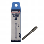Specialist+ SPECIALIST+ kietmetalio freza WRC, 8x20x6 mm