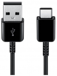 Laidas SAMSUNG USB Type A M, USB Type C M, juodas