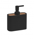 Skysto muilo dozatorius Gedy Ninfea 138014, juodas