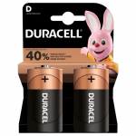 Elementai DURACELL, D/LR20, 1.5V, 2 vnt.