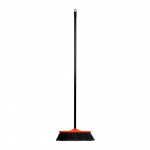 Raudonas grindų &scaron;epetys su metaliniu kotu Spontex, 120 cm