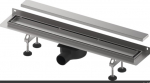 TECElinus du&scaron;o latako komplektas su dvipusėmis grotelėmis steel/plate , su užlenktu flan&scaron;u 800mm