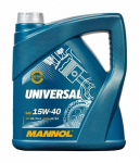 Automobilio variklio tepalas Mannol Universal, 15W-40, 5 l