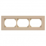 Trivietis rėmelis VILMA XP500, dramblio kaulo spalvos