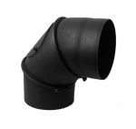 Dūmtraukio alkūnė WADEX  160mm, 2 mm 45/90&deg;