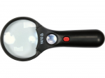 Padidinimo stiklas su dviem lę&scaron;iais 3x / 45x ir LED + UV ap&scaron;vietimu YATO (YT-73845)