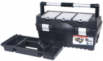 Dėžė įrankiams Patrol Formula S Alu 600 , su metaliniu užraktu | juoda (54,7 x 27,1 x 27,8 cm)
