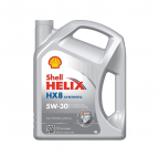 Automobilio variklio tepalas Shell Helix HX8, 5W-30, 4 l