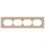 Keturvietis rėmelis VILMA XP500, dramblio kaulo spalvos