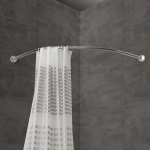 Vonios karnizas Gedy Semi-circular TSEM800131, 84x2,5 cm