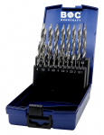 Grąžtų rinkinys Bohrcraft TURBO STEP DIN 338-G, 19 vnt.