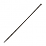 Laidų tvirtinimo dirželiai 2-LOCK, 2.5x100mm, juodi, 100vnt