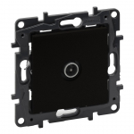 Antenos lizdas LEGRAND NILOE STEP, juodos spalvos