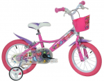 Vaiki&scaron;kas dviratis Bimbo Bike Butterfly, rožinis, 14"