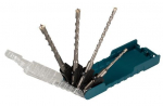 Betono grąžtų komplektas SDS-PLUS Makita E-14249