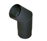 Dūmtraukio alkūnė ABX, 130 mm, 1.5 mm, 45&deg;