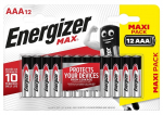 Elementai ENERGIZER MAX, AAA/LR03, 1.5V, 12vnt