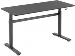 Reguliuojamo auk&scaron;cio stalas Up Up &ndash; Loki, 1400x600mm, juodas