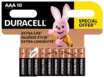 Elementai DURACELL AAA/LR03, 1.5V, 10 vnt.