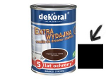 Dekoral Emakol Strong, emalis | juodas (czarna) 0.9 ltr.