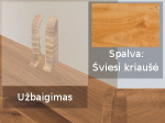 Grindjuostė termoplasto Vox, (24) &scaron;viesi kriau&scaron;ė | Užbaigimas SMART FLEX / IZZI, de&scaron;ininis; kairinis