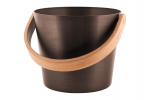 Kibiras saunai RENTO, aliuminis, rudas 5 l, 23 x 23 cm