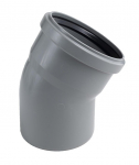 Vidaus kanalizacijos alkūnė HTplus, &Oslash; 110 mm, 30&deg;