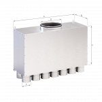 Garsą slopinanti kolektorinė dėžė 14x75x200