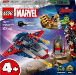 LEGO&reg; Marvel Captain America vs. Thanos 76319, 107 pcs