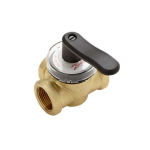 Rotacinis vožtuvas DANFOSS, bronzinis, tri&scaron;akis, HRB 3, d25 Kvs10