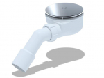 ŽEMAS SIFONAS DU&Scaron;O PADĖKLUI 90MM CHROM