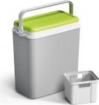 &Scaron;altdėžė Adriatic, žalia/pilka, 40 x 24 cm, 29 l