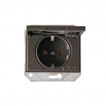 Ki&scaron;tukinis lizdas VILMA XP500, antracito spalvos, IP44