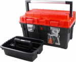 Dėžė įrankiams Patrol HD Trophy 1, su metaliniu užraktu | Mefisto raudona (59,5 x 34,5 x 35,5 cm)