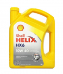 Automobilio variklio tepalas Shell Helix HX6, 10W-40, 5 l