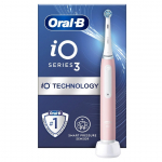 Elektrinis dantų &scaron;epetėlis Braun Oral-B iO Series 3, rožinis